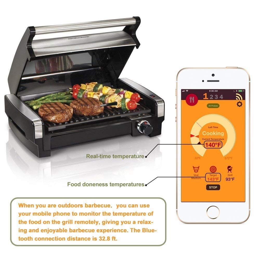 TY520 Kitchen Barbecue Smart Thermometer Food Baking Thermometer Lightweight Waterproof Temperature Meter TY520 Kitchen Barbecue Smart Thermometer Food Baking Thermometer Lightweight Waterproof Temperature Meter